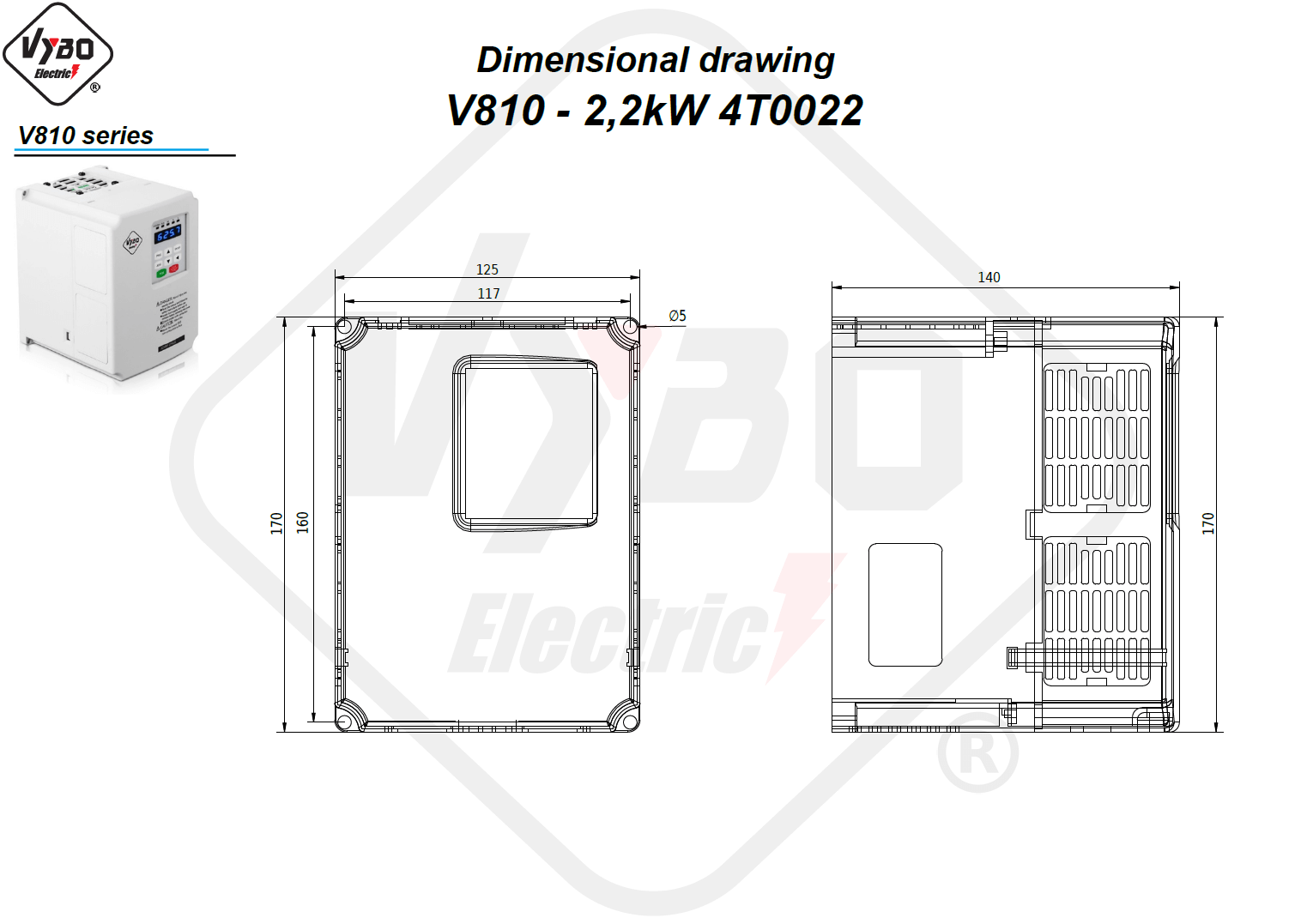 dimensional drawing V810 4T0022