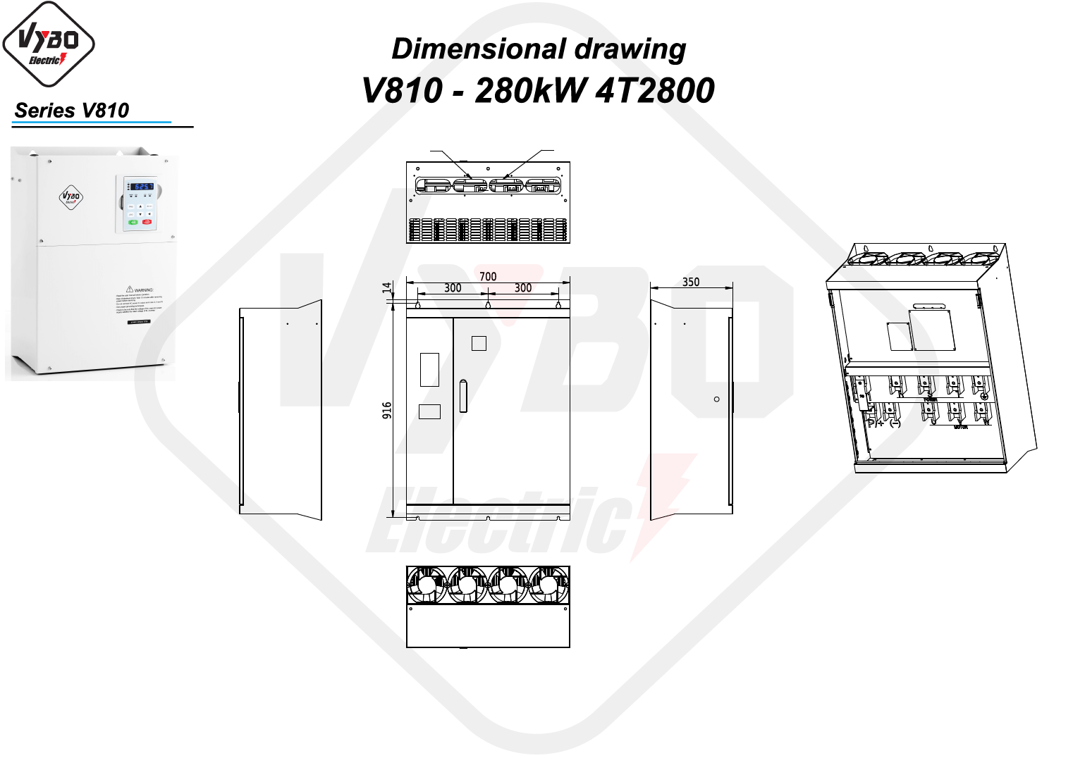 dimensional drawing V810 4T2800